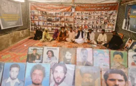 وی بی ایم پی کے احتجاج کا 6157واں روز، جہانزیب محمد حسنی کی والدہ کی شرکت