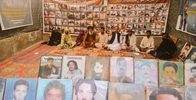 وی بی ایم پی کے احتجاج کا 6157واں روز، جہانزیب محمد حسنی کی والدہ کی شرکت
