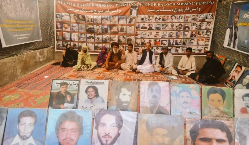 وی بی ایم پی کے احتجاج کا 6157واں روز، جہانزیب محمد حسنی کی والدہ کی شرکت