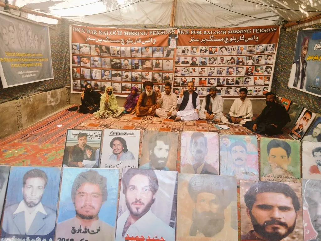 وی بی ایم پی کے احتجاج کا 6157واں روز، جہانزیب محمد حسنی کی والدہ کی شرکت
