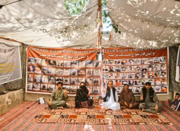 کوئٹہ پریس کلب کے سامنے جبری گمشدگیوں کے خلاف وی بی ایم پی کا احتجاجی کیمپ 6189ویں روز جاری رہا