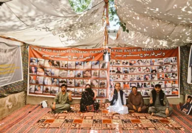 کوئٹہ پریس کلب کے سامنے جبری گمشدگیوں کے خلاف وی بی ایم پی کا احتجاجی کیمپ 6189ویں روز جاری رہا