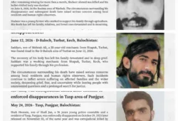 تربت، پنجگور اور واشک میں نوجوانوں کی ماورائے عدالت قتل ، بی وائی سی کا عالمی مداخلت کا مطالبہ
