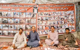 وی بی ایم پی کا احتجاجی کیمپ 6193ویں روز بھی جاری