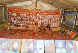 کوئٹہ میں جبری گمشدگیوں کے خلاف وی بی ایم پی کا احتجاجی کیمپ 6196ویں روز بھی جاری