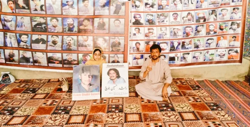 وی بی ایم پی کے احتجاج کا 6197واں روز، راشد حسین بلوچ کی بھتیجی ماہ زیب بلوچ کی شرکت