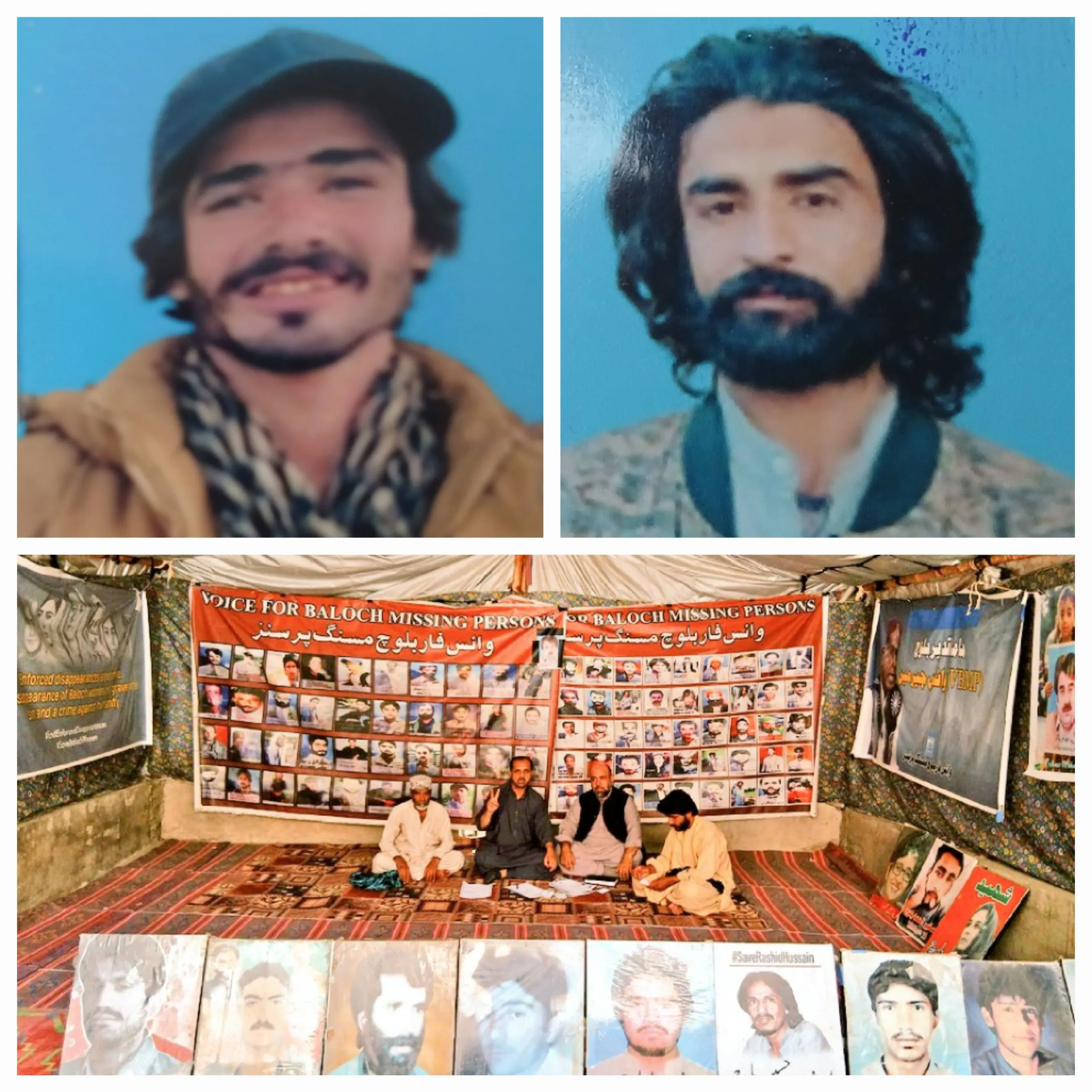 وی بی ایم پی کا احتجاجی کیمپ 6210ویں روز میں داخل، شاہد احمد کرد اور نور محمد کرد کی بازیابی کا مطالبہ