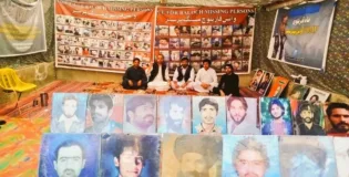 کوئٹہ: جبری گمشدگیوں کے خلاف وی بی ایم پی کا احتجاجی کیمپ 6183ویں روز بھی جاری