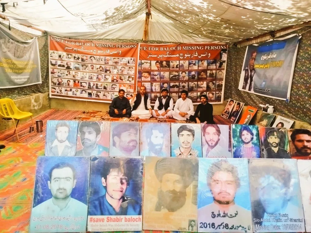 کوئٹہ: جبری گمشدگیوں کے خلاف وی بی ایم پی کا احتجاجی کیمپ 6183ویں روز بھی جاری