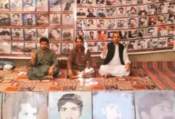 وی بی ایم پی کا احتجاجی کیمپ 6184ویں روز بھی جاری
