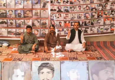 وی بی ایم پی کا احتجاجی کیمپ 6184ویں روز بھی جاری