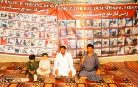 بلوچستان میں جبری گمشدگیوں کے خلاف وی بی ایم پی کا احتجاجی کیمپ 6202ویں روز بھی جاری