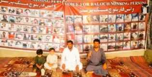 بلوچستان میں جبری گمشدگیوں کے خلاف وی بی ایم پی کا احتجاجی کیمپ 6202ویں روز بھی جاری