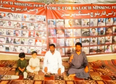 بلوچستان میں جبری گمشدگیوں کے خلاف وی بی ایم پی کا احتجاجی کیمپ 6202ویں روز بھی جاری
