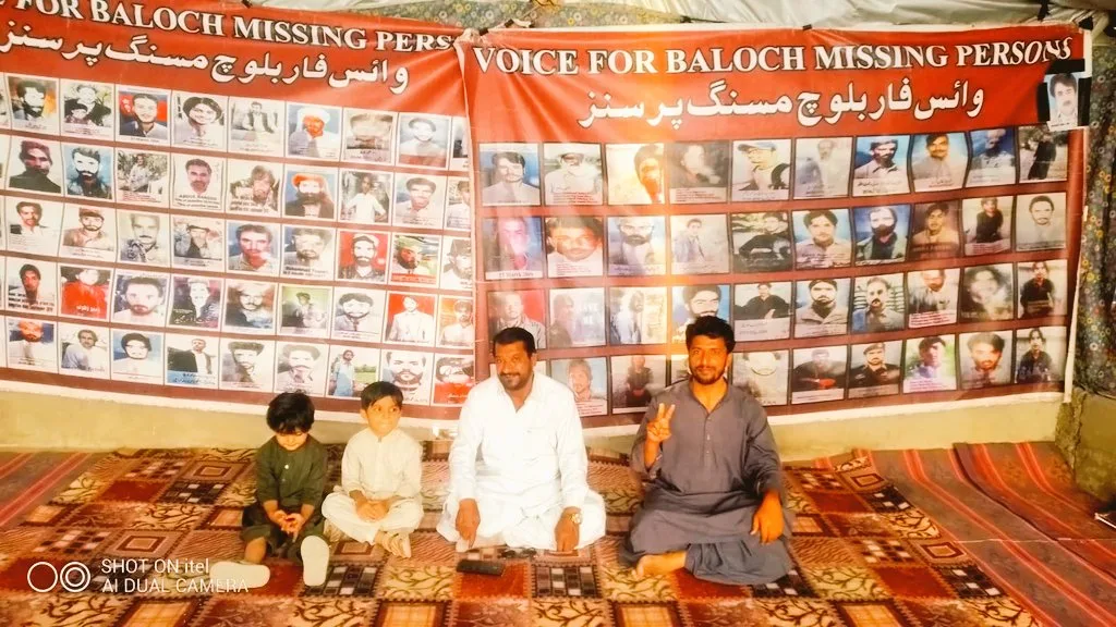 بلوچستان میں جبری گمشدگیوں کے خلاف وی بی ایم پی کا احتجاجی کیمپ 6202ویں روز بھی جاری