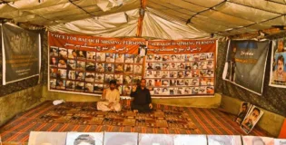 وی بی ایم پی کا احتجاجی کیمپ 6203ویں روز بھی جاری