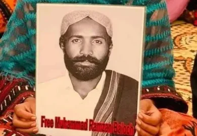 محمد رمضان گزشتہ 16 سال سے پاکستانی فوج کی حراست میں ہیں۔بی این ایم