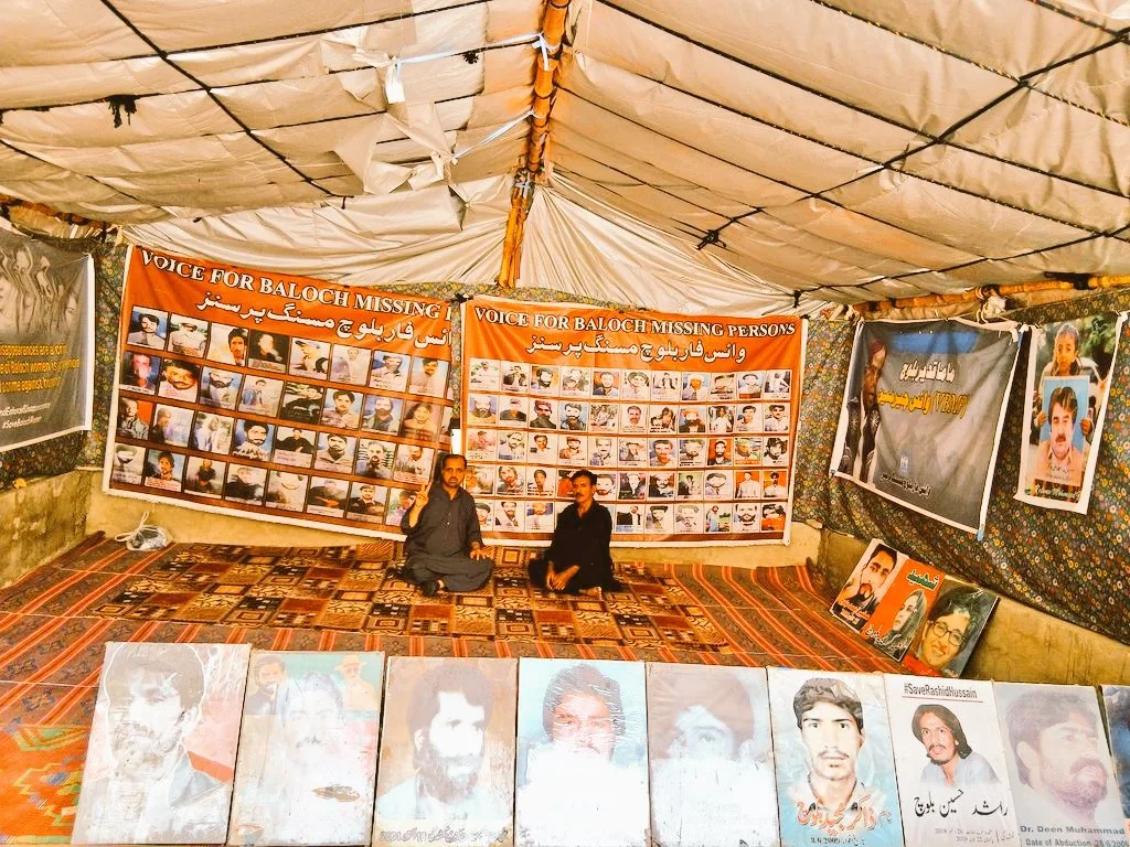 کوئٹہ: جبری گمشدگیوں کے خلاف وی بی ایم پی کا احتجاجی کیمپ 6208ویں روز بھی جاری
