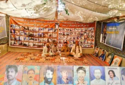 کوئٹہ: جبری گمشدگیوں کے خلاف وی بی ایم پی کا احتجاجی کیمپ 6186ویں روز بھی جاری