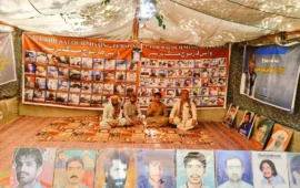 کوئٹہ: جبری گمشدگیوں کے خلاف وی بی ایم پی کا احتجاجی کیمپ 6186ویں روز بھی جاری