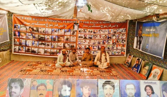 کوئٹہ: جبری گمشدگیوں کے خلاف وی بی ایم پی کا احتجاجی کیمپ 6186ویں روز بھی جاری