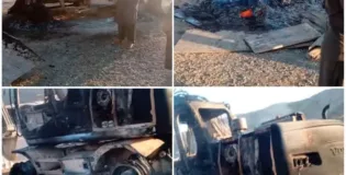 پشین میں تعمیراتی منصوبے کے کیمپ پر مسلح حملہ، بھاری مشینری نذرِ آتش، 2 افراد اغوا