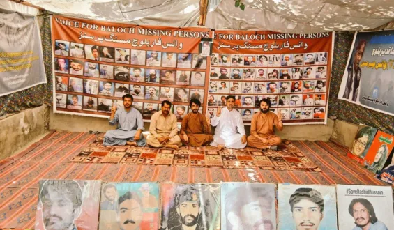 جبری گمشدگیوں کے خلاف وی بی ایم پی کے زیرِ اہتمام کوئٹہ پریس کلب کے سامنے قائم احتجاجی کیمپ 6190ویں روز میں داخل ہوگیا۔  