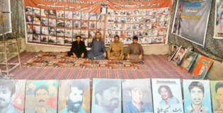 کوئٹہ: جبری گمشدگیوں کے خلاف وی بی ایم پی کا دھرنا 6194ویں روز میں داخل