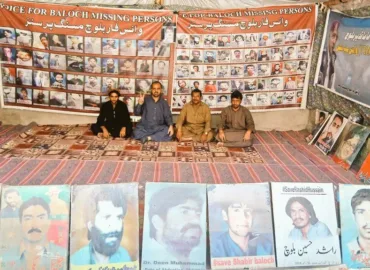کوئٹہ: جبری گمشدگیوں کے خلاف وی بی ایم پی کا دھرنا 6194ویں روز میں داخل