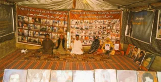 وی بی ایم پی کے احتجاجی کیمپ کا 6195واں روز، محمود علی لانگو کی والدہ کی شرکت