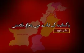 پاکستانیت کے لبادے میں پنجابی بالادستی – نادر بلوچ