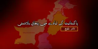 پاکستانیت کے لبادے میں پنجابی بالادستی – نادر بلوچ