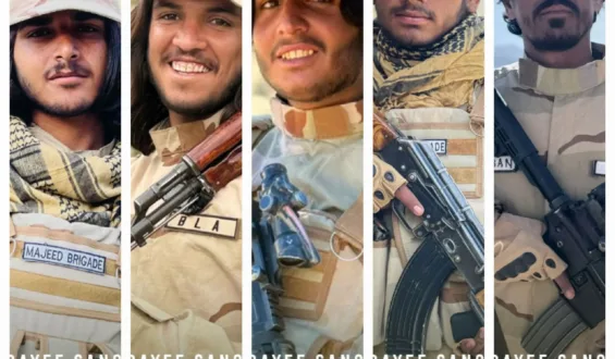 آپریشن مرگِ غداران: شفیق کے کمپاؤنڈ پر حملہ سرانجام دینے والے مجید بریگیڈ کے پانچ فدائین کی تفصیلات کا باقاعدہ اجراء کرتے ہیں—بی ایل اے