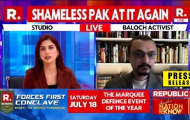 Aomar Karim Raises Human Rights Concerns in Balochistan, Kashmir and Gilgit-Baltistan During Republic World Interview