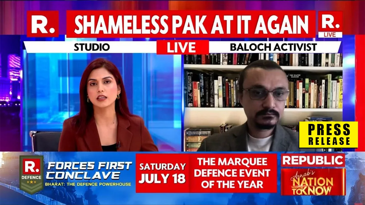 Aomar Karim Raises Human Rights Concerns in Balochistan, Kashmir and Gilgit-Baltistan During Republic World Interview