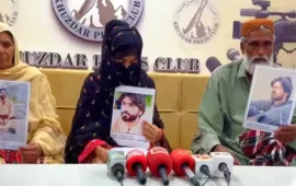 Khuzdar family of missing person warns of highway protest