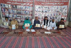 کوئٹہ پریس کلب کے سامنے وی بی ایم پی کا احتجاجی کیمپ 6212ویں روز بھی جاری