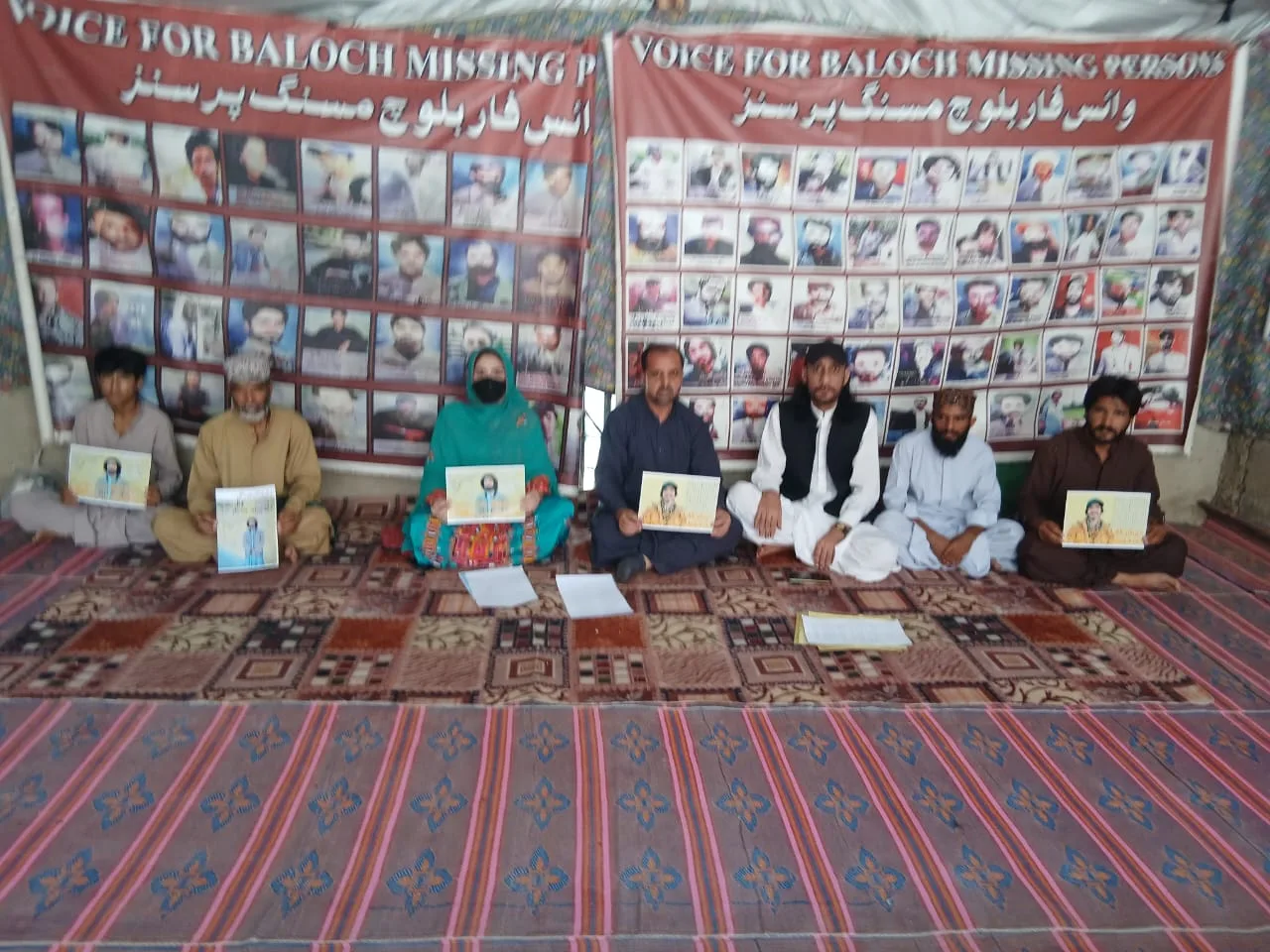 کوئٹہ پریس کلب کے سامنے وی بی ایم پی کا احتجاجی کیمپ 6212ویں روز بھی جاری