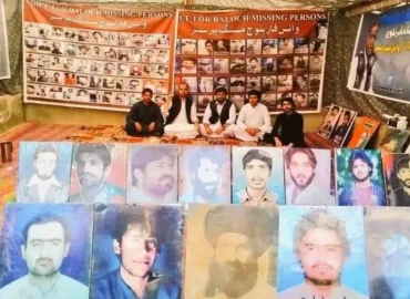 لاپتہ افراد کی بازیابی کا مطالبہ، وی بی ایم پی کا احتجاج 6215ویں روز میں داخل