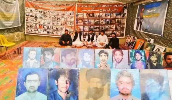 لاپتہ افراد کی بازیابی کا مطالبہ، وی بی ایم پی کا احتجاج 6215ویں روز میں داخل