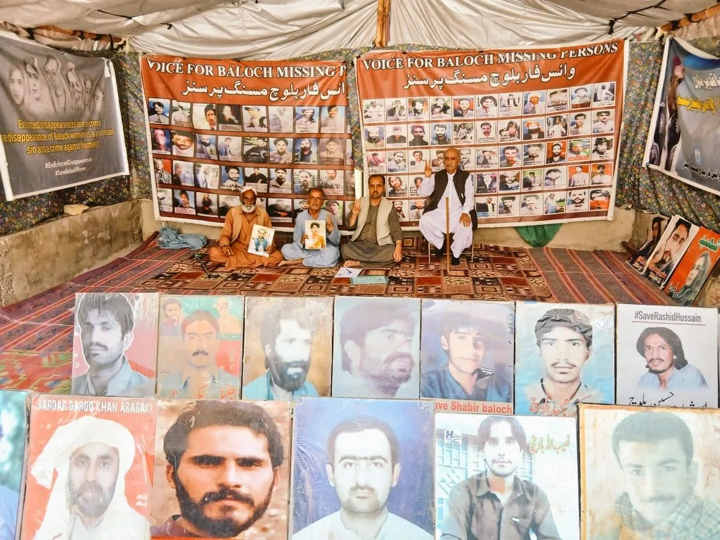 وی بی ایم پی کا احتجاجی کیمپ 6217ویں روز بھی جاری، غلام عباس قمبرانی نے دو جبری لاپتہ بیٹوں کے کیسز جمع کرا دیے