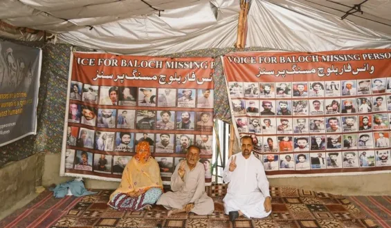 وائس فار بلوچ مسنگ پرسنز کا احتجاجی کیمپ کوئٹہ پریس کلب کے سامنے 6223ویں روز بھی جاری