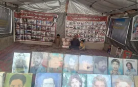 وی بی ایم پی کا احتجاجی کیمپ 6229ویں روز بھی جاری، میر تاج محمد سرپرہ کی اہلیہ کا چیرمین نصراللہ بلوچ سے رابطہ