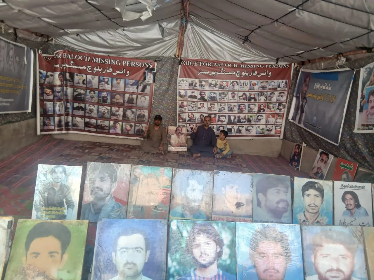 وی بی ایم پی کا احتجاجی کیمپ 6229ویں روز بھی جاری، میر تاج محمد سرپرہ کی اہلیہ کا چیرمین نصراللہ بلوچ سے رابطہ