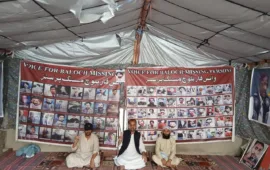 وی بی ایم پی کے احتجاجی کیمپ کو آج 6300 دن مکمل ہوگئے۔