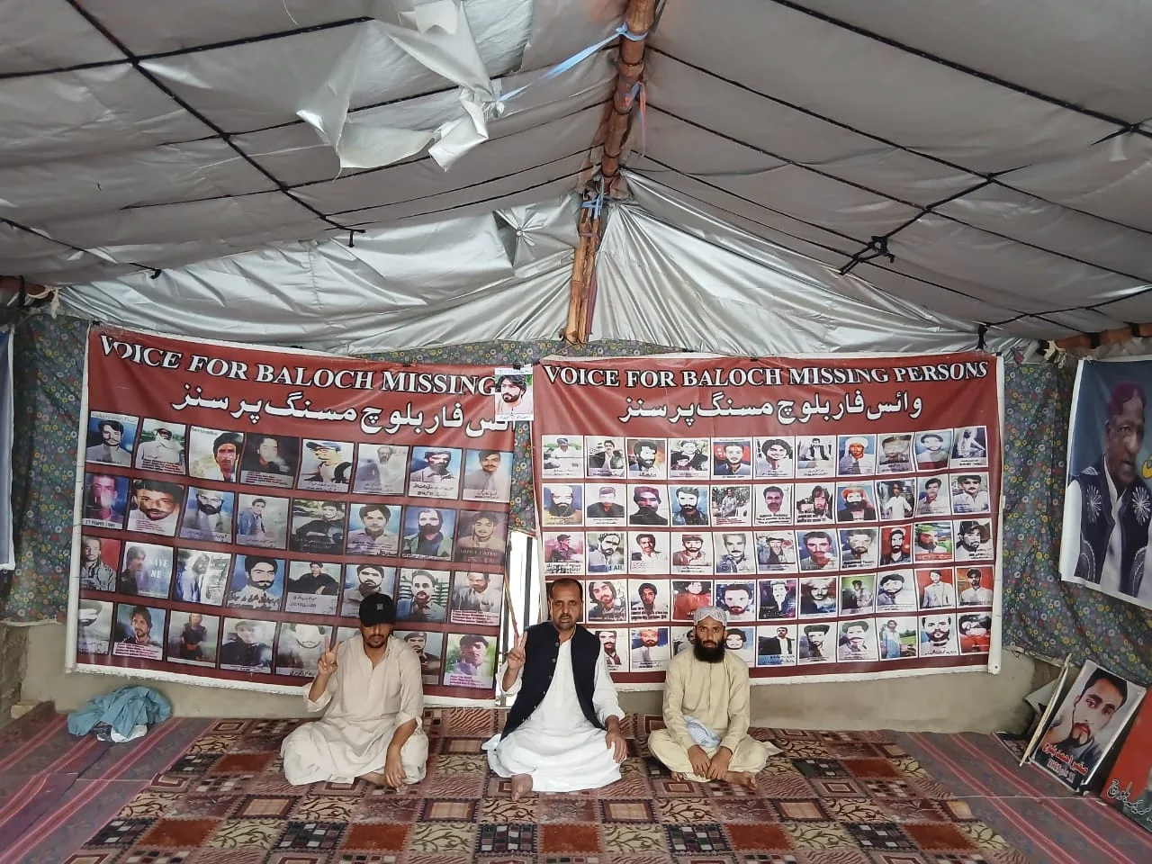 وی بی ایم پی کے احتجاجی کیمپ کو آج 6300 دن مکمل ہوگئے۔