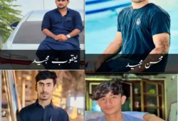 جیونی پاکستانی فورسز کے ہاتھوں چار بلوچ نوجوان جبری لاپتہ
