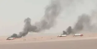 ہرنائی و چاغی: مسلح افراد کی ناکہ بندی، لیویز تھانہ، مواصلاتی ٹاور تباہ، پانچ بوزر گاڑیاں نذرِ آتش