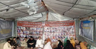 کوئٹہ: جبری گمشدگیوں کے خلاف وی بی ایم پی کا احتجاجی کیمپ 6306ویں روز بھی جاری