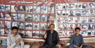 کوئٹہ: بلوچستان میں جبری گمشدگیوں کے خلاف وائس فار بلوچ مسنگ پرسنز کا احتجاجی کیمپ آج 6309ویں روز بھی جاری رہا۔